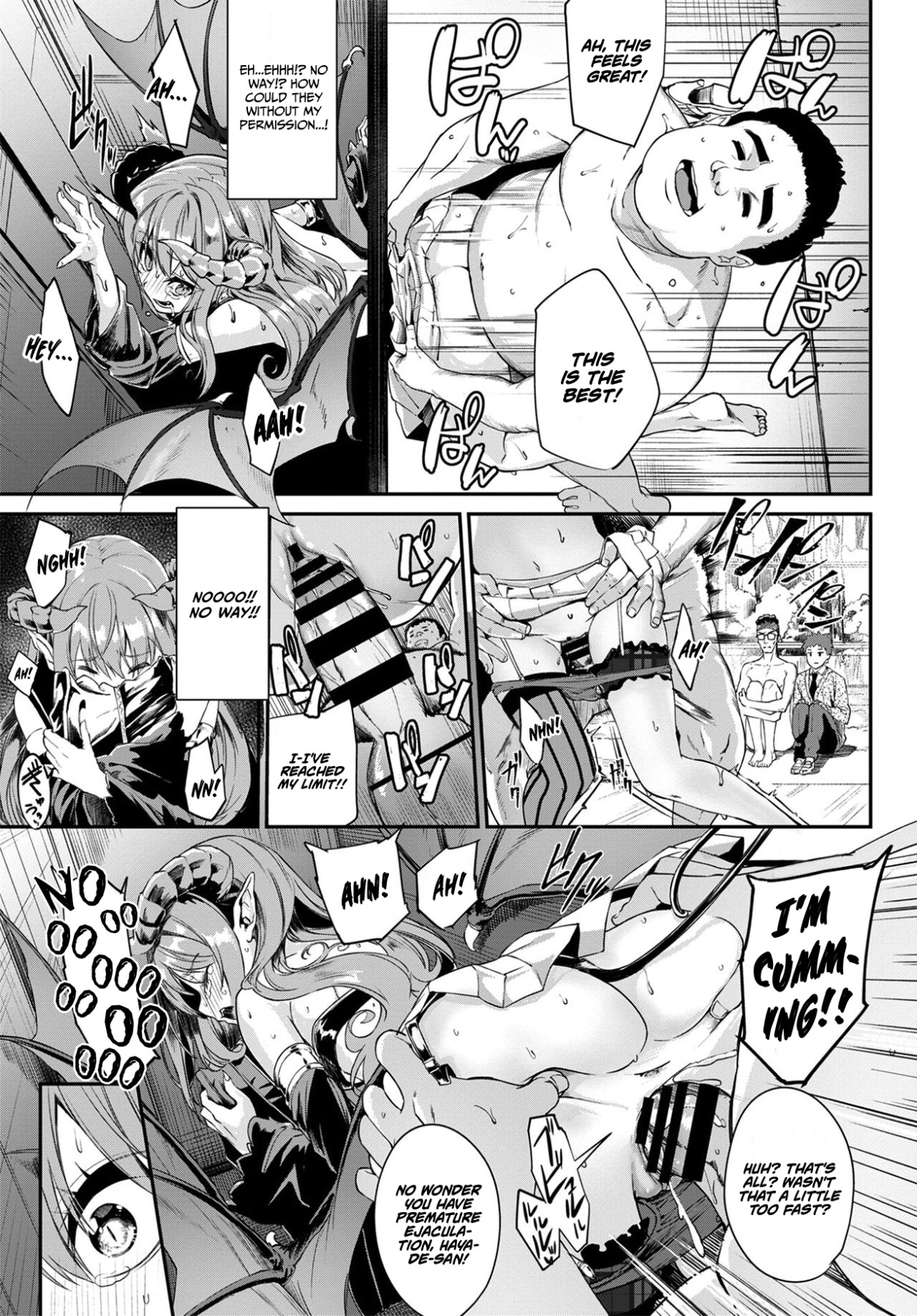 Hentai Manga Comic-The Hungry Succubus' Feeding Day-Read-13